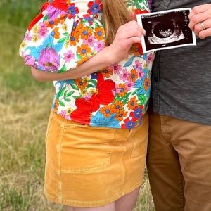 🌸H&M Floral Blouse Multicolor Top